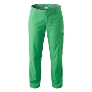 Columbia PFG Women's Omni-Shade Roll-Up Fishing Pants Green Size 16 Regular